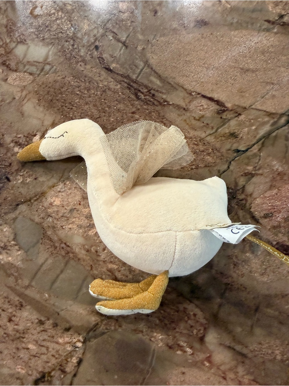 🦢 Moulin Roty Swan Rattle - Picture 2 of 2
